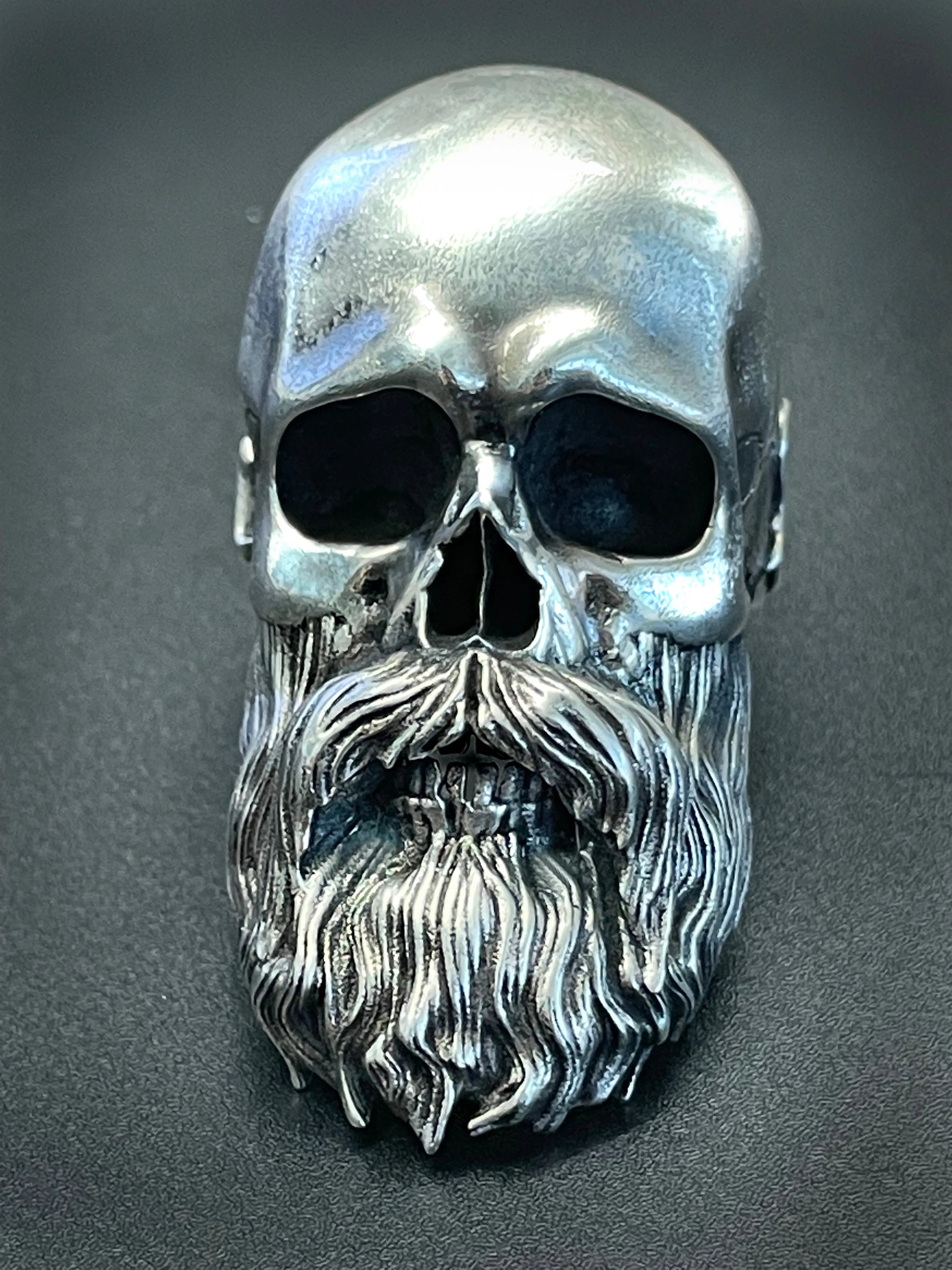 Bruderschaft Brotherhood Bearded Skull Ring