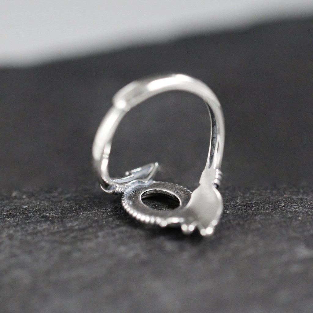 Antiqued Western Arrow Statement 925 Sterling Silver Ring