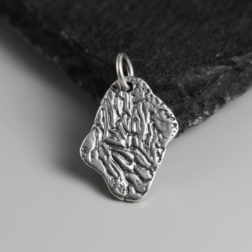 925 Sterling Silver Antiqued Turquoise Pendant