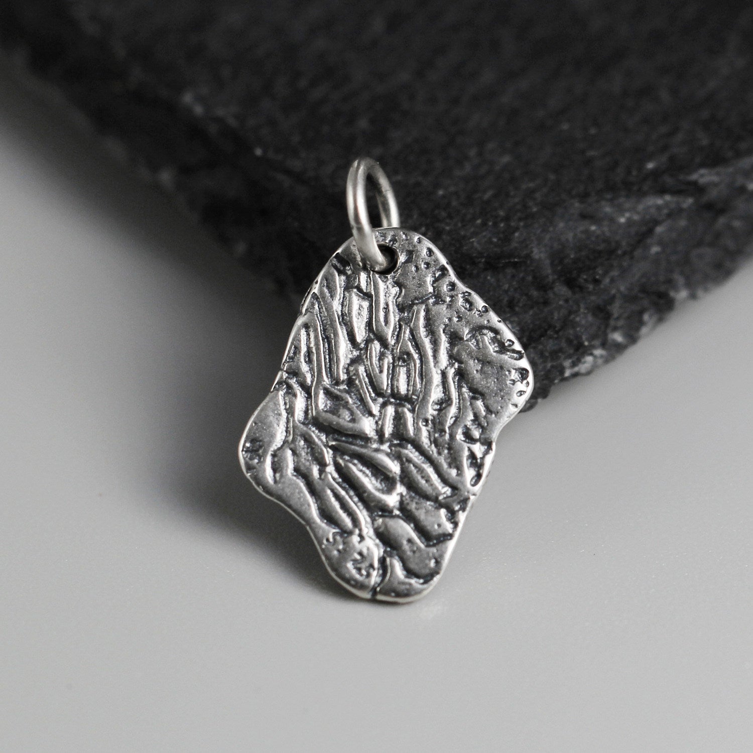 925 Sterling Silver Antiqued Turquoise Pendant