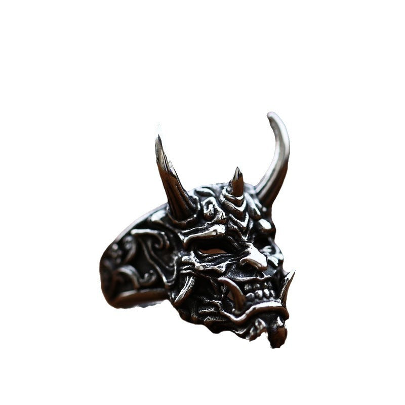 Japanese Hannya Mask Ring
