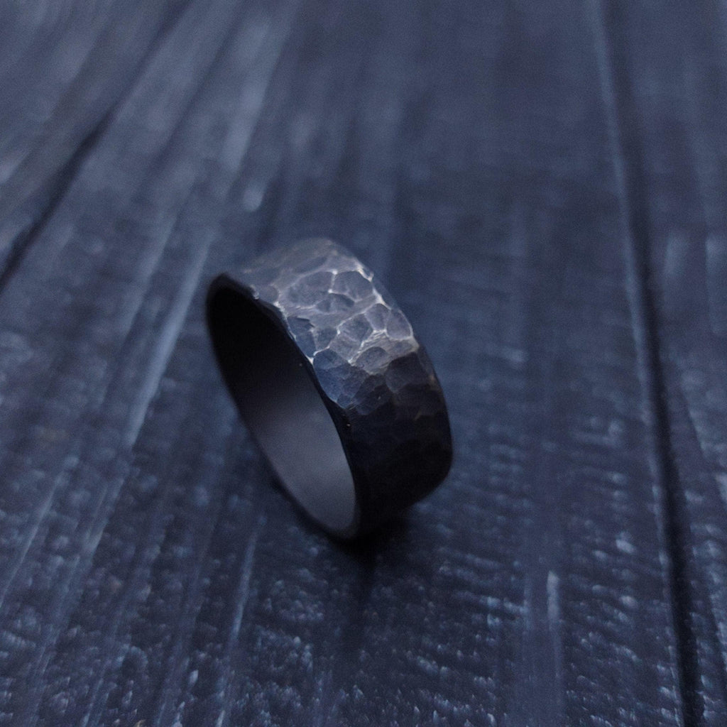 Dark Gray Titanium Ring