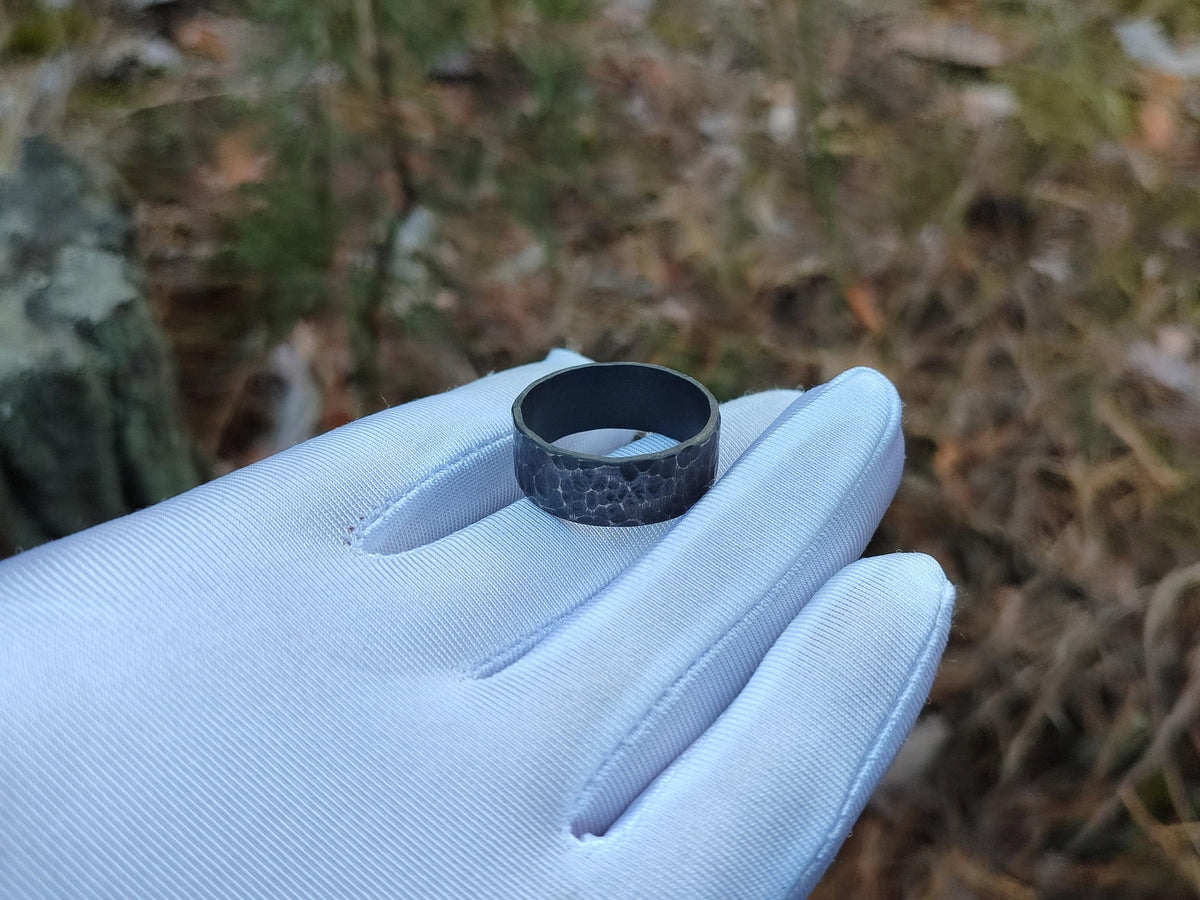 Dark Gray Titanium Ring