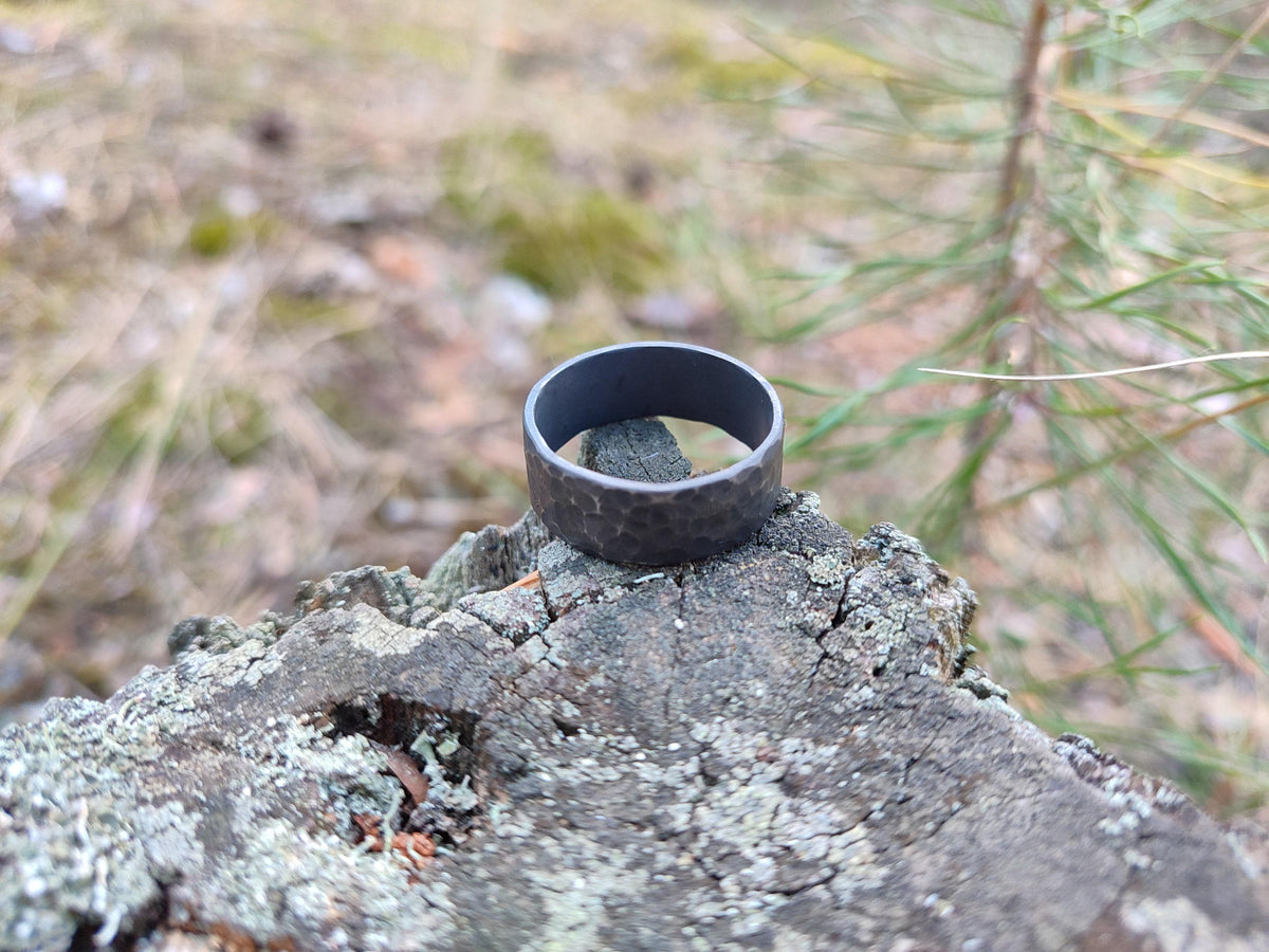 Dark Gray Titanium Ring