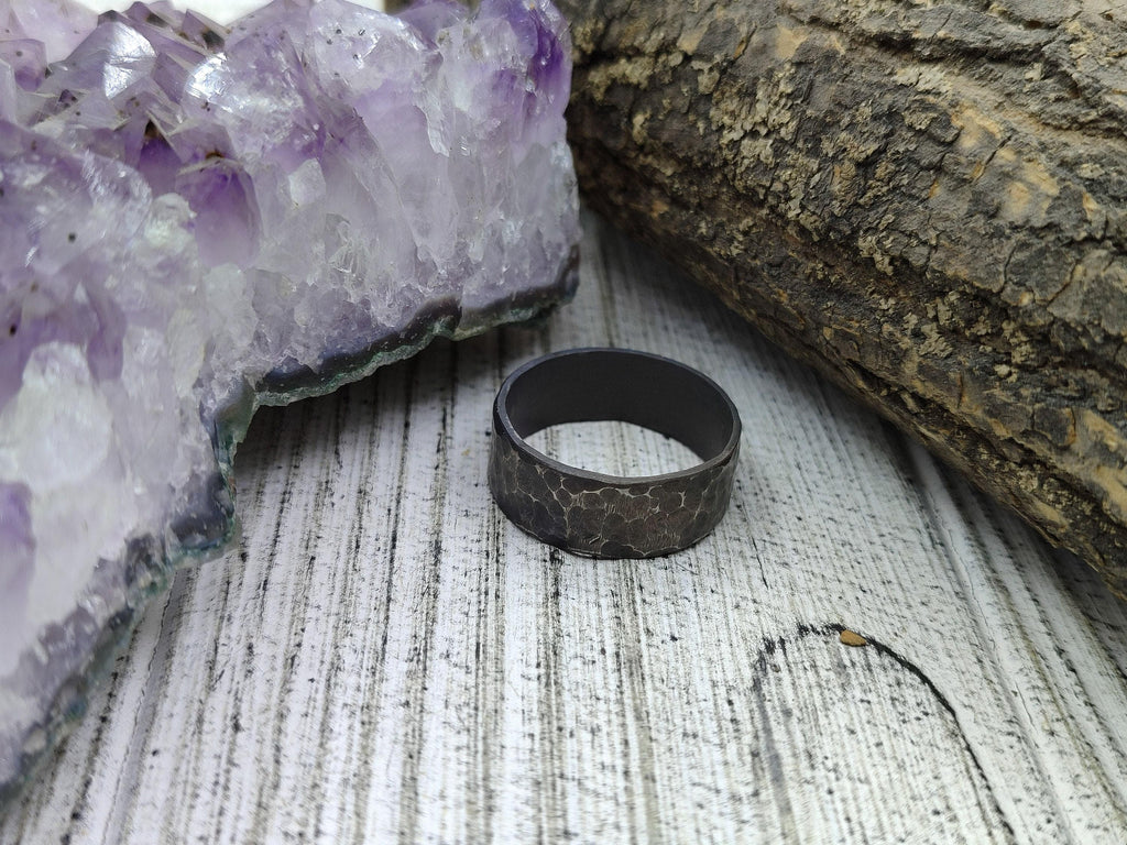 Dark Gray Titanium Ring