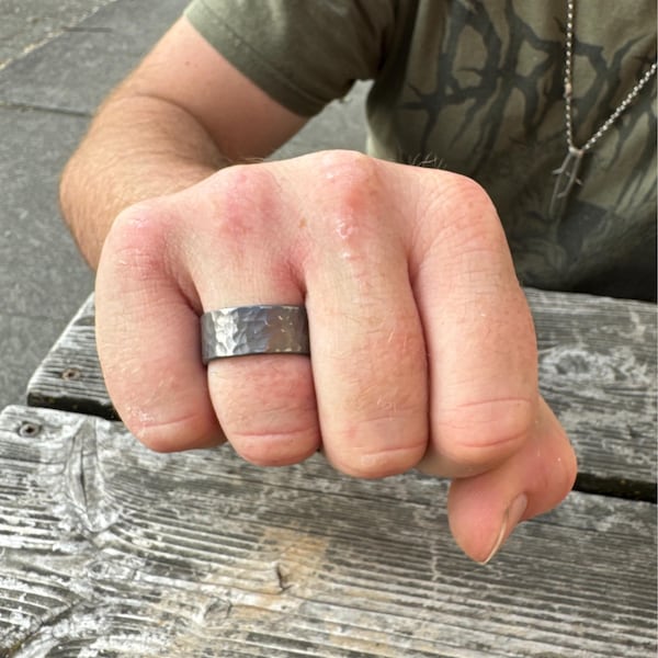 Dark Gray Titanium Ring