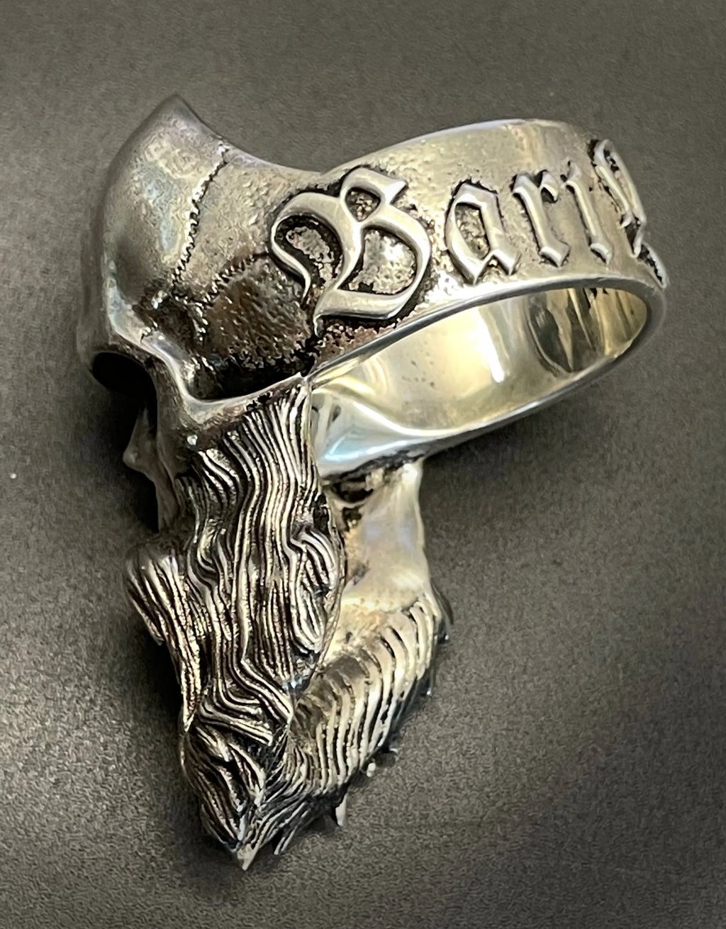 Bruderschaft Brotherhood Bearded Skull Ring