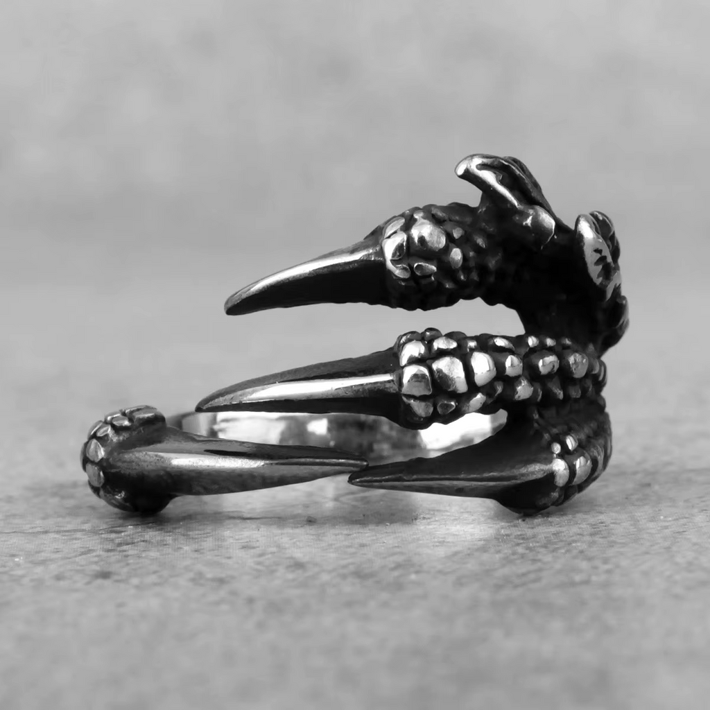 Dragon Claw Stainless Steel Ring