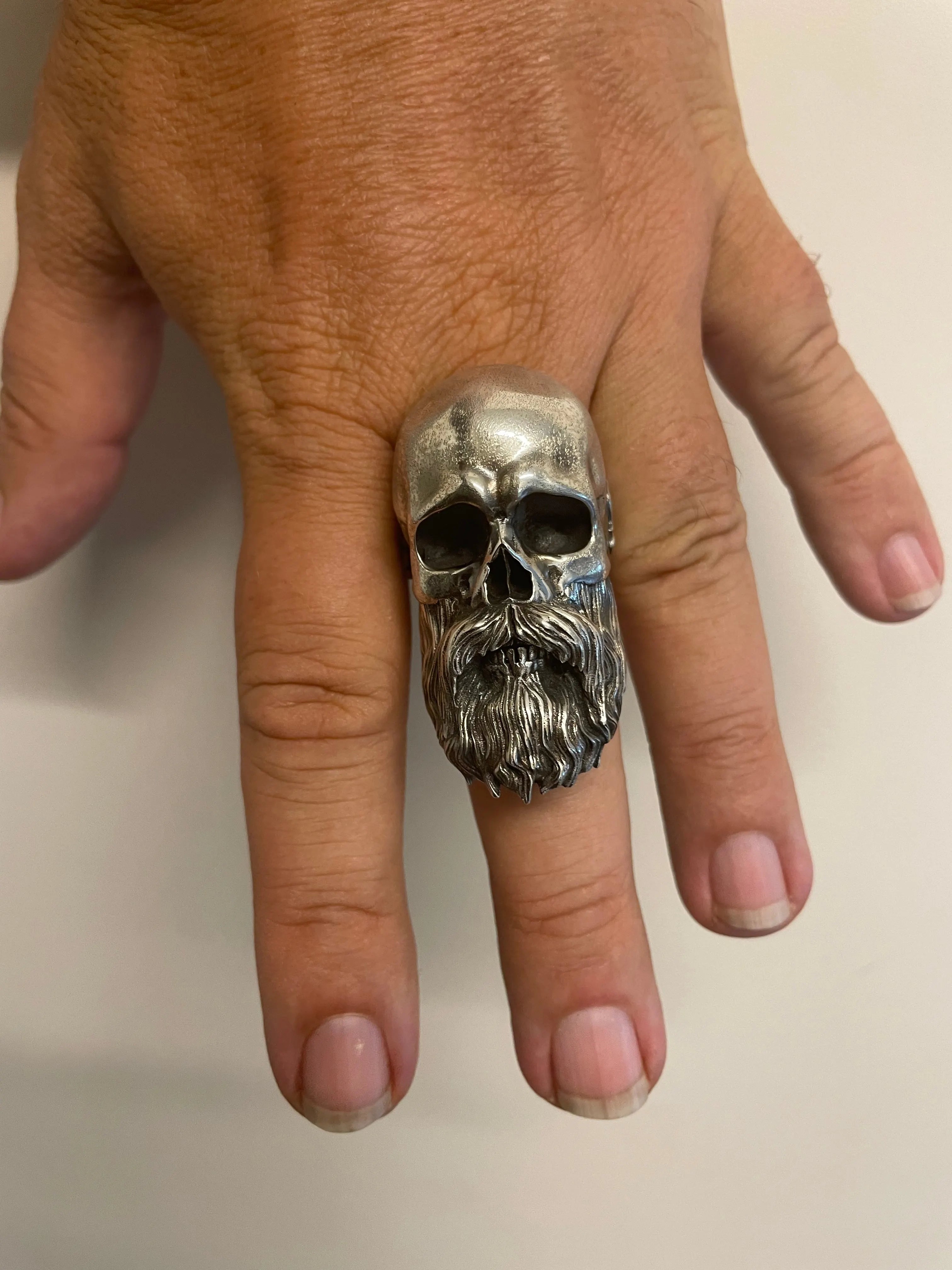 Bruderschaft Brotherhood Bearded Skull Ring