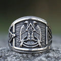 32nd Degree Scottish Rite Double Eagle Stainless Steel Ring