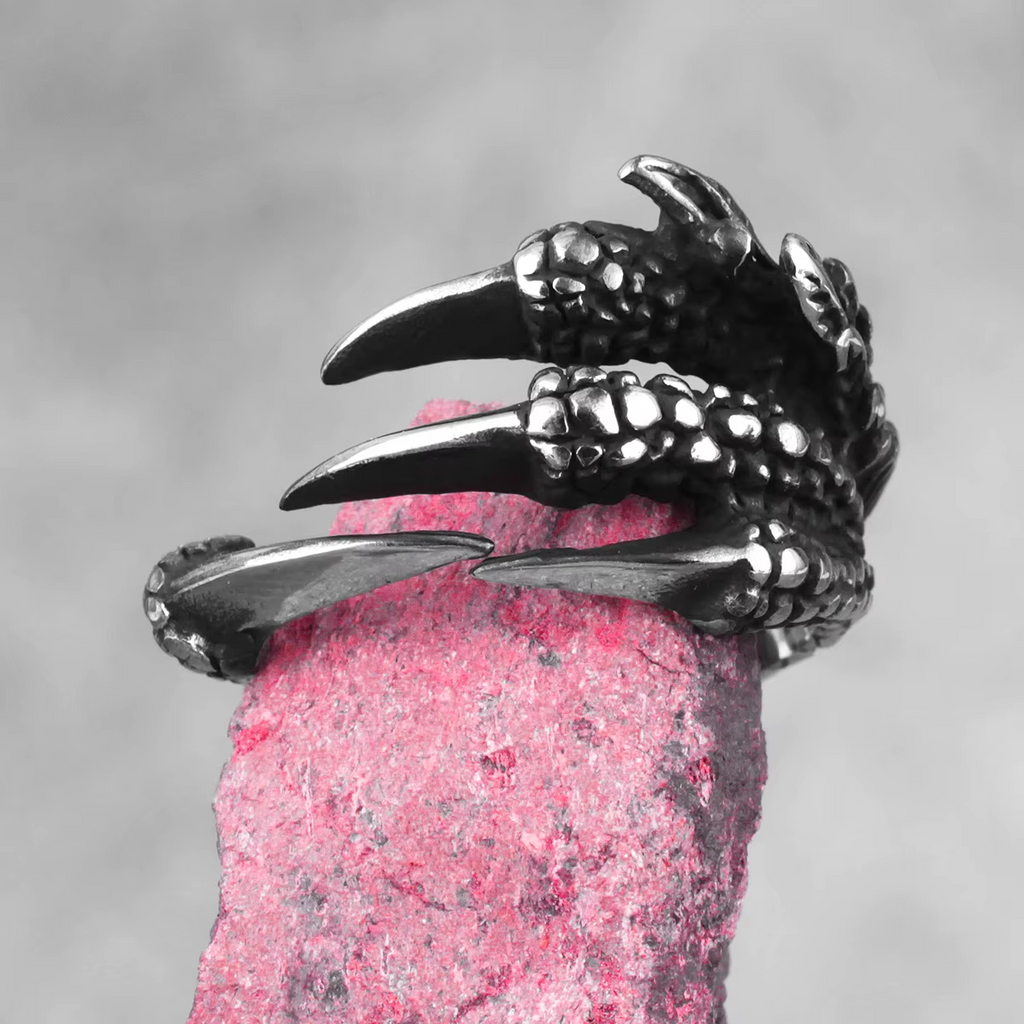 Dragon Claw Stainless Steel Ring