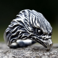 Mighty Eagle Head Stainless Steel Ring