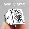 Grim Reaper Playing Card Stainless Steel Ring