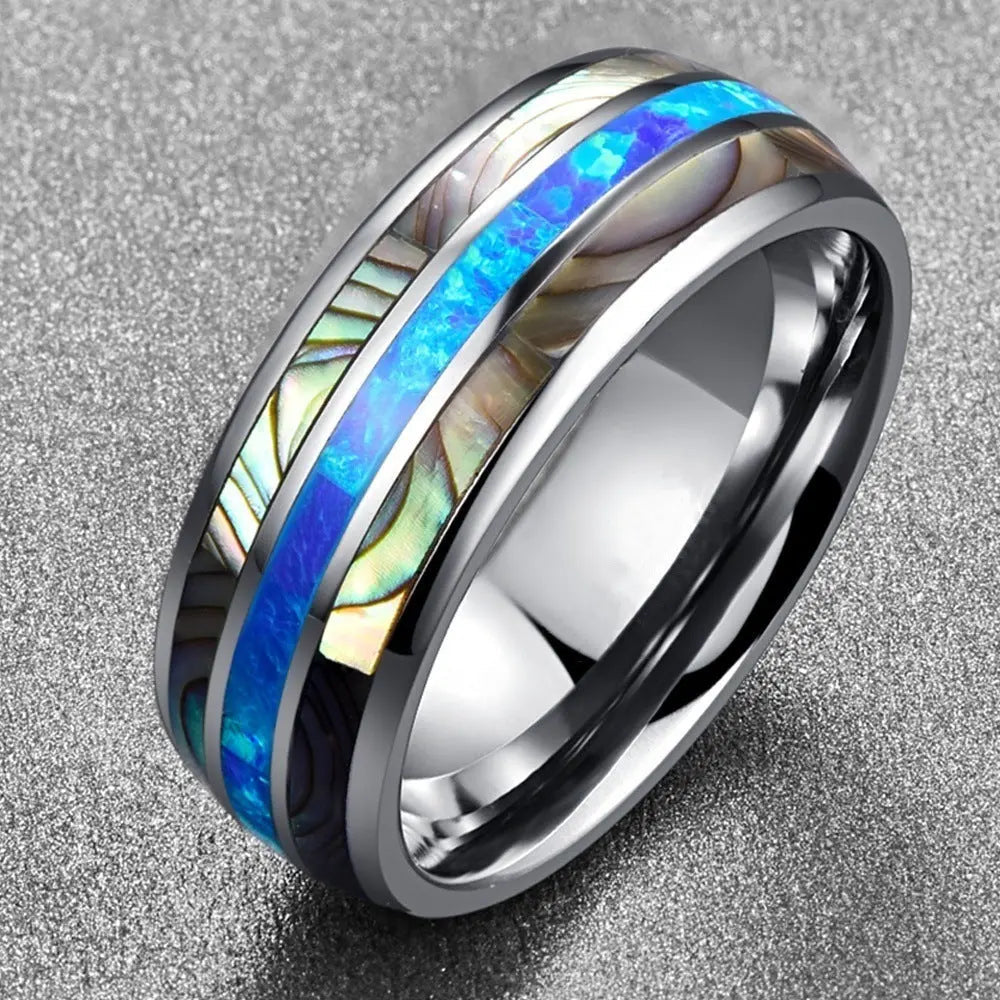 Abalone Shell Opal Ring