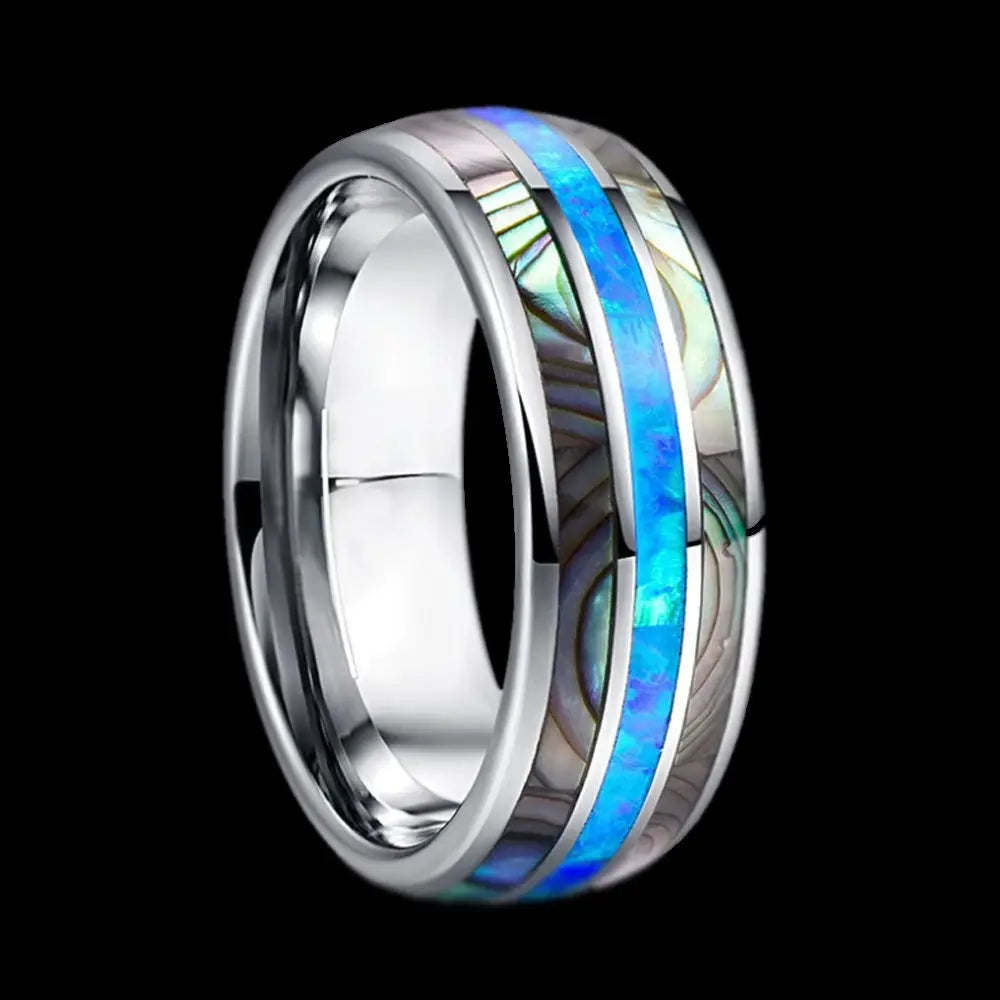 Abalone Shell Opal Ring