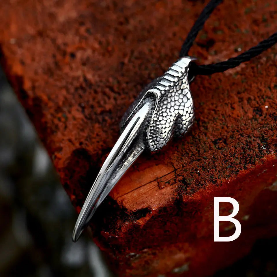 Animal Eagle Claw Stainless Steel Pendant