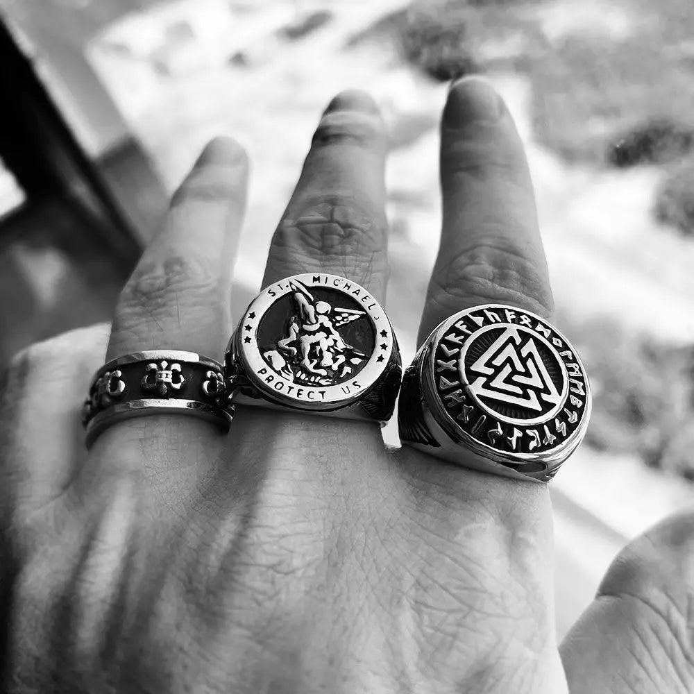 Archangel St. Michael Stainless Steel Ring