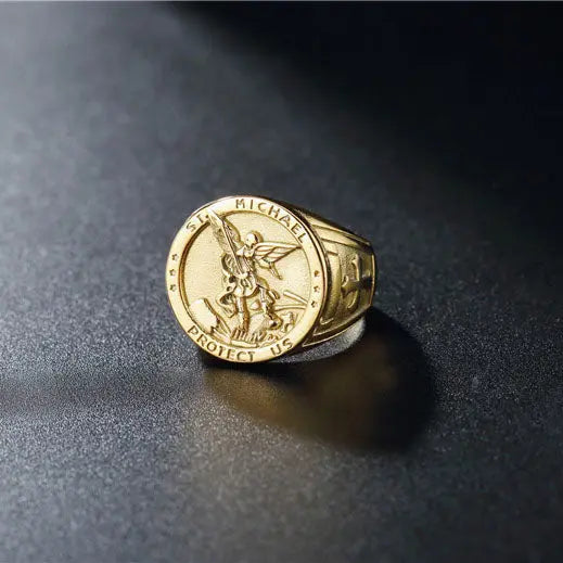 Archangel St. Michael Stainless Steel Ring