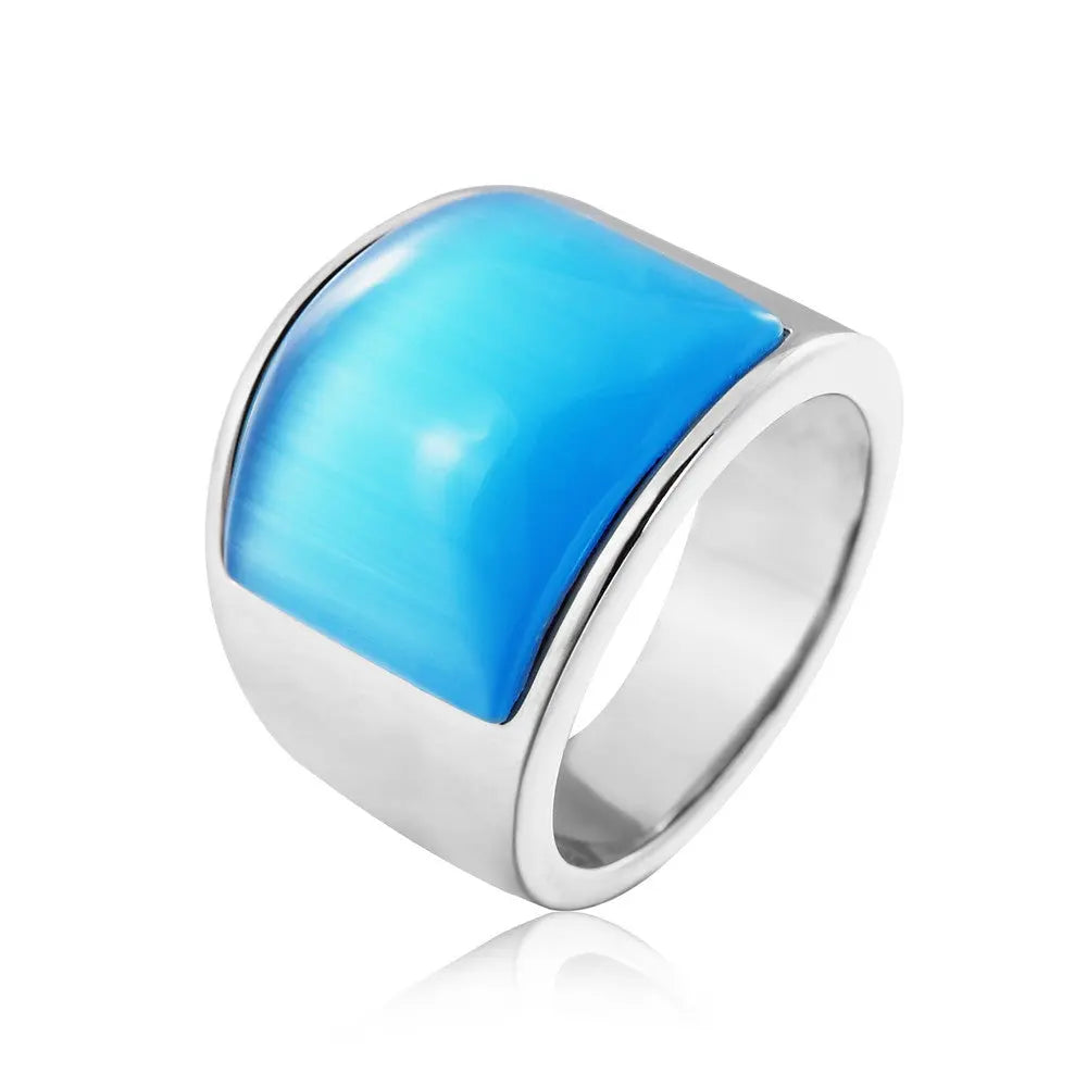 Aurora Stainless Steel Ring