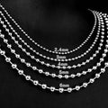 Ball Bead Chain Stainless Steel Necklace