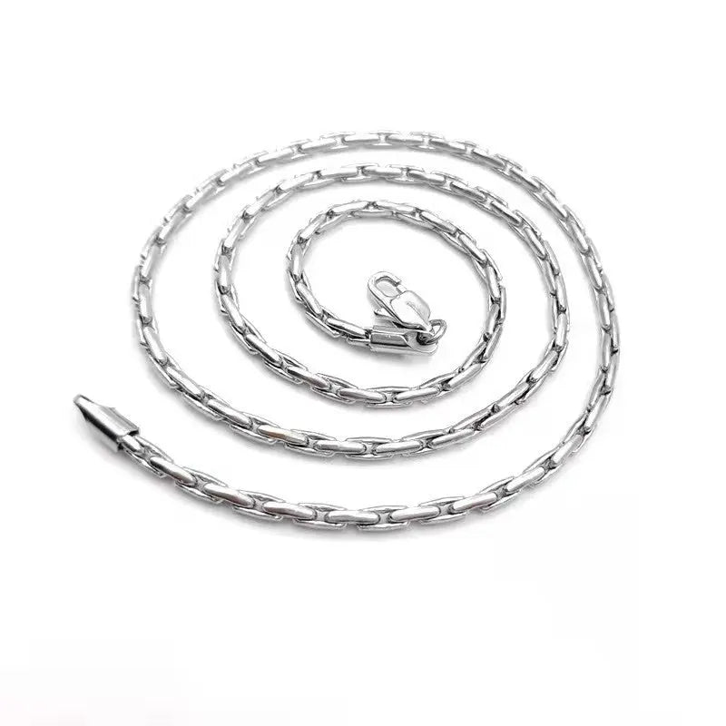 Bamboo Chain Stainless Steel Necklace