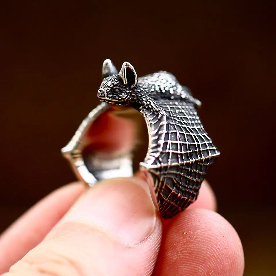 Bat Stainless Steel Ring