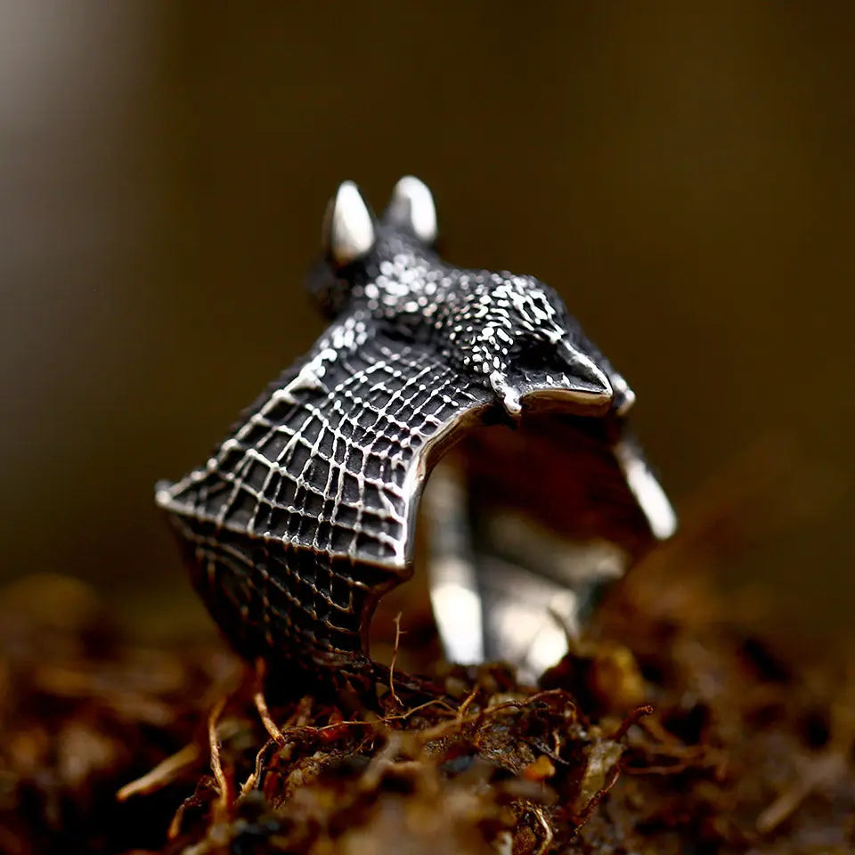 Bat Stainless Steel Ring