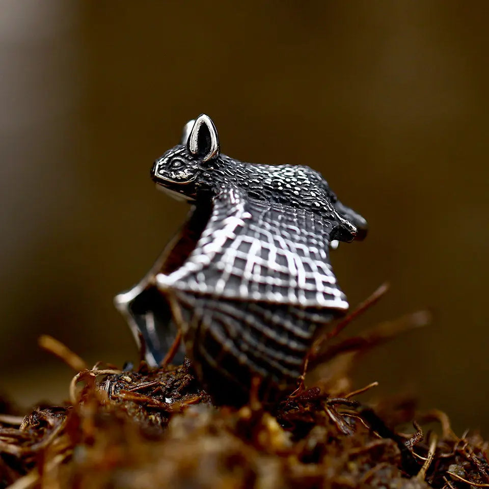 Bat Stainless Steel Ring