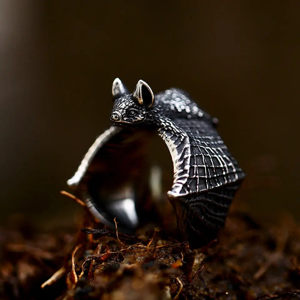 Bat Stainless Steel Ring