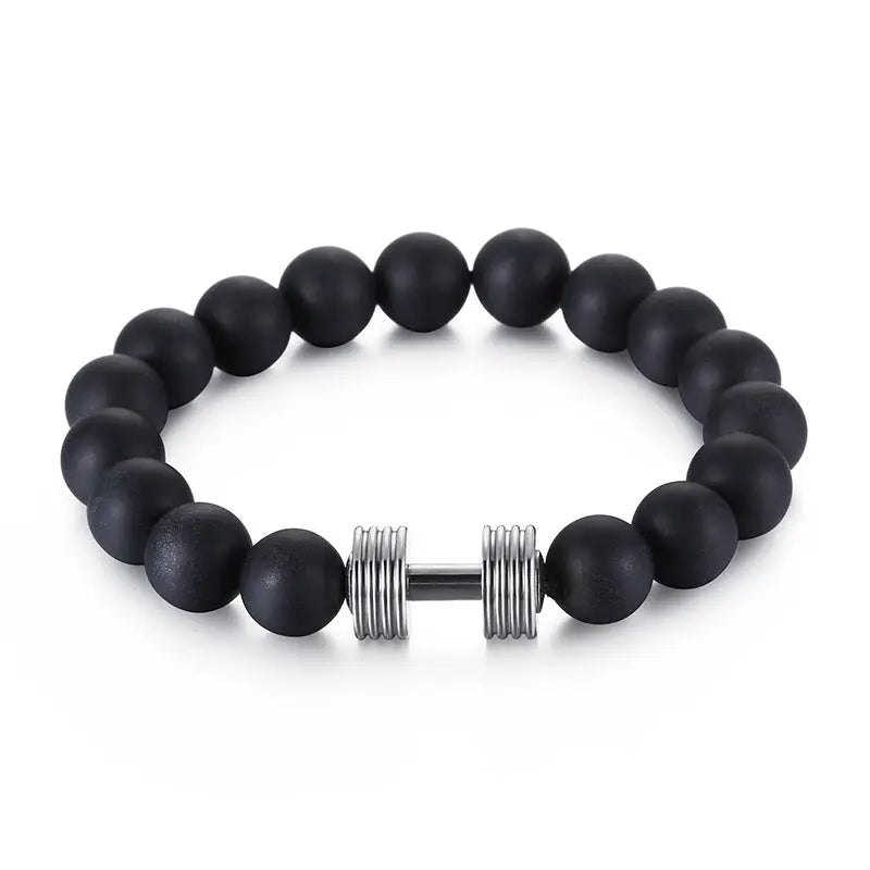 Beaded Tiger Eye Bracelet Lava Rock Bracelet, Stress Relief