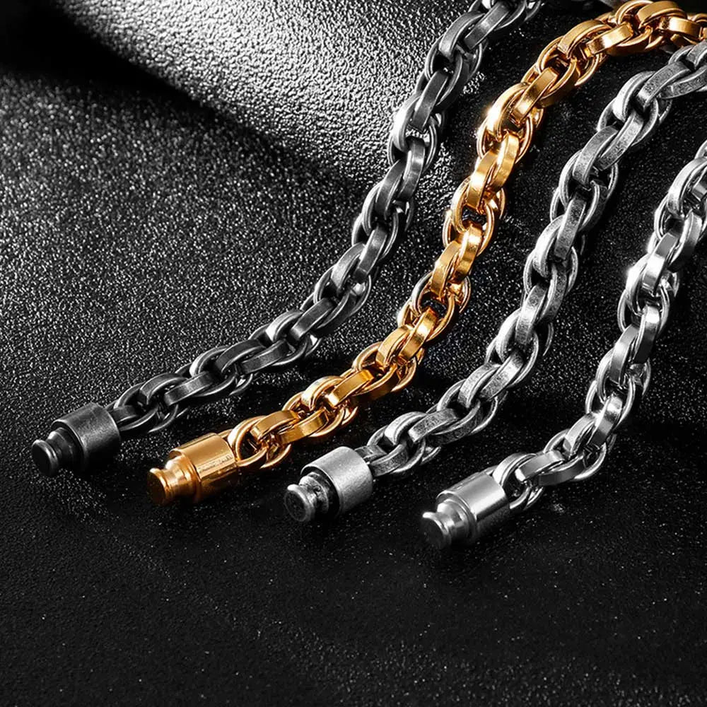 Belcher Chain Stainless Steel Bracelet