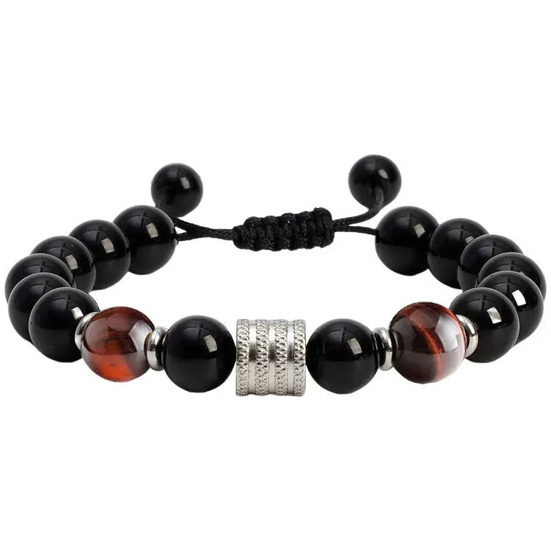 Black Magnet Braided Bracelet