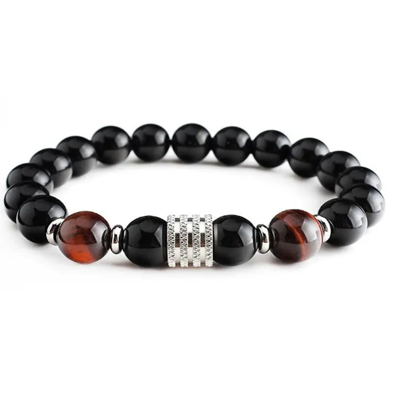 Black Magnet Braided Bracelet
