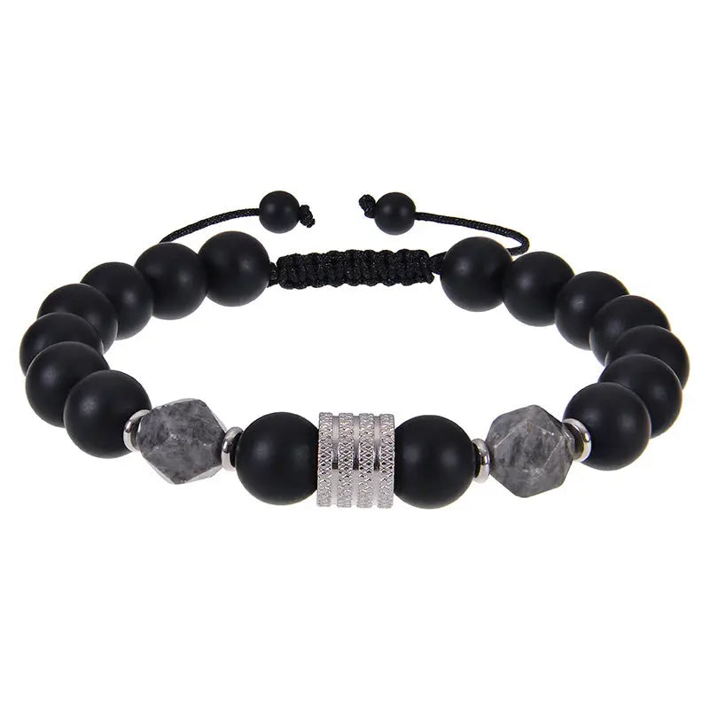 Black Magnet Braided Bracelet