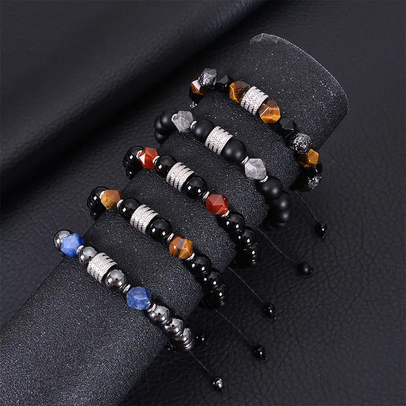 Black Magnet Braided Bracelet
