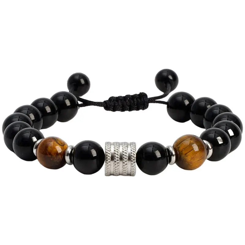 Black Magnet Braided Bracelet