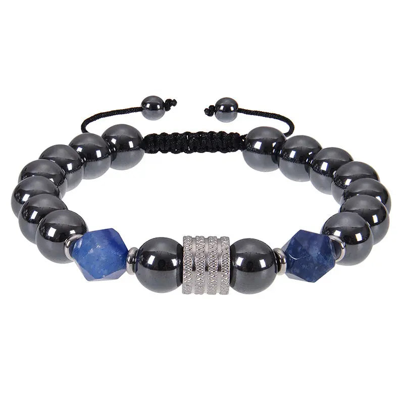 Black Magnet Braided Bracelet