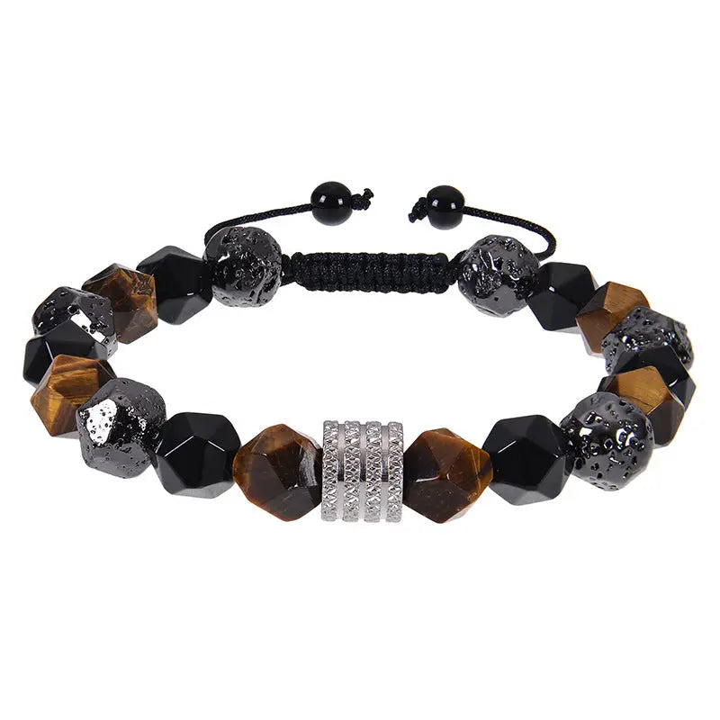Black Magnet Braided Bracelet
