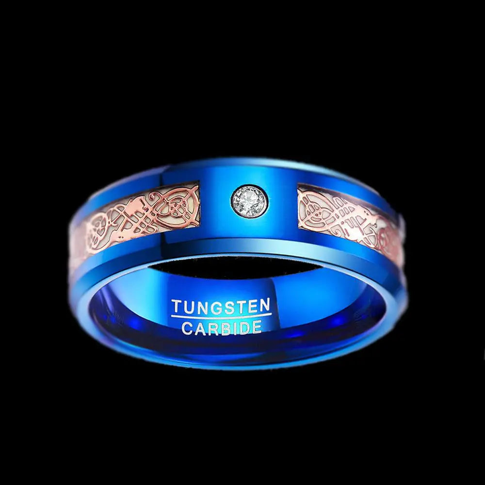 Blue Diamond Luminous Ring
