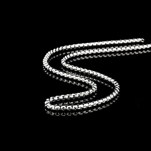 Box Chain Stainless Steel Necklace