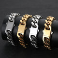 Buckle Cuban Stainless Steel Necklace-Gold