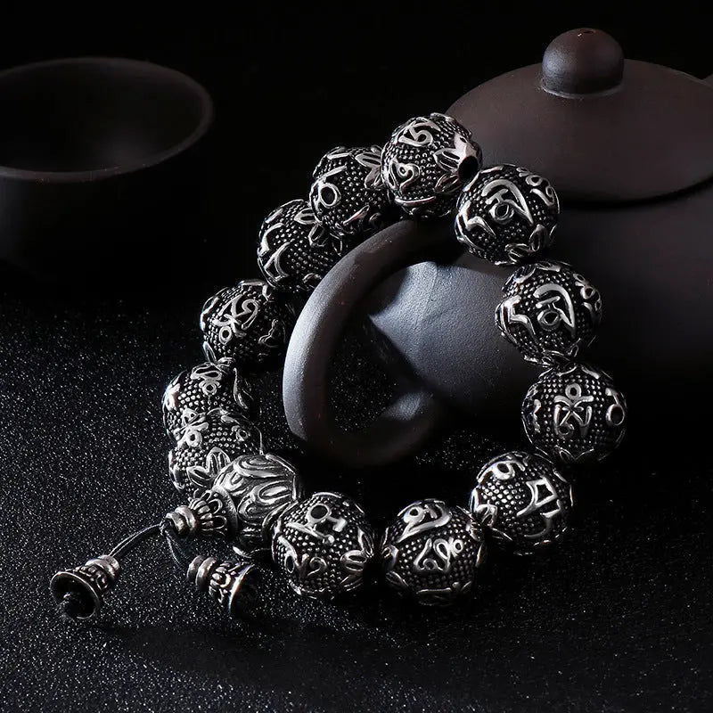 Buddhist Mantra Stretchable Bracelet