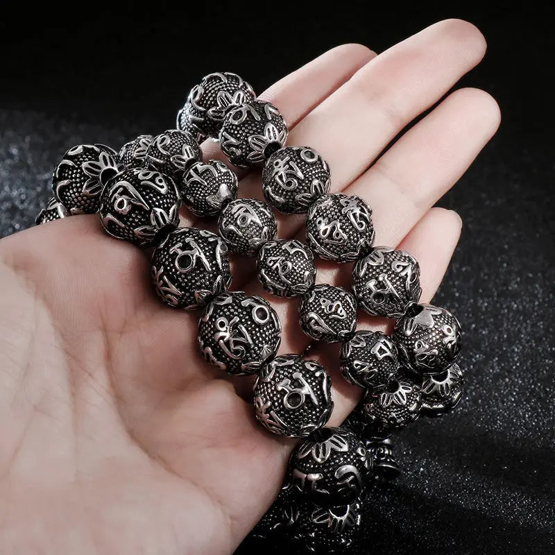 Buddhist Mantra Stretchable Bracelet