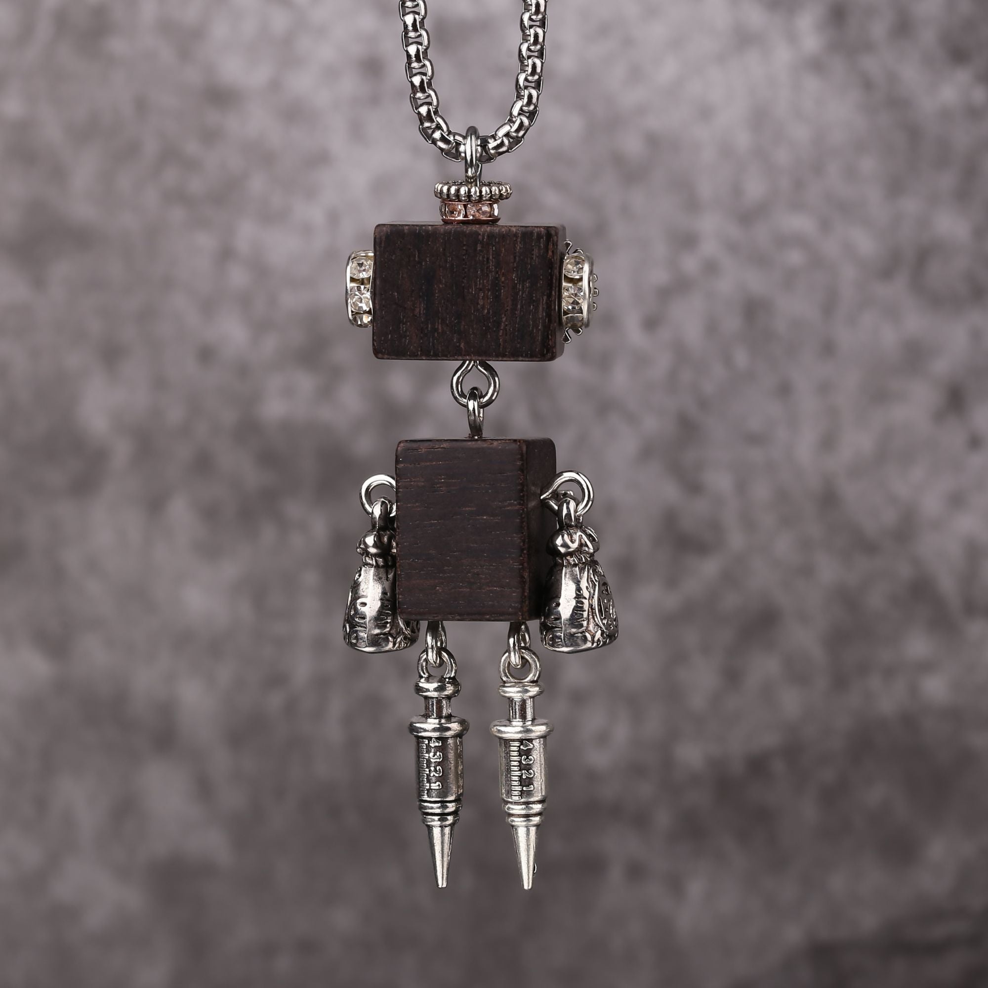 Artisan Mystic Eye Robot Necklace