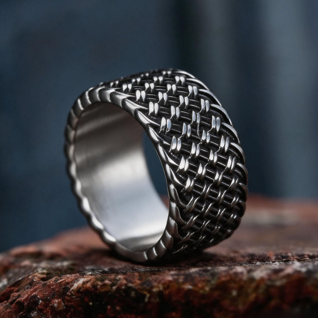 Minimalist Punk Stainless Steel Circle Ring