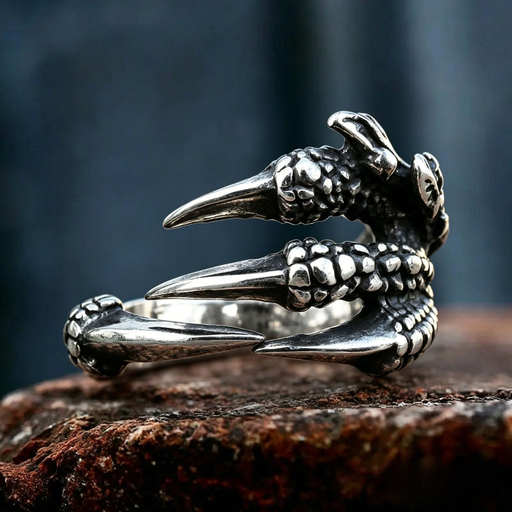 Dragon Claw Stainless Steel Ring