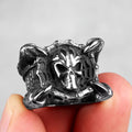 Gothic Claw Skull Stainless Steel Biker Ring