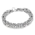 Byzantine Link Stainless Steel Bracelet