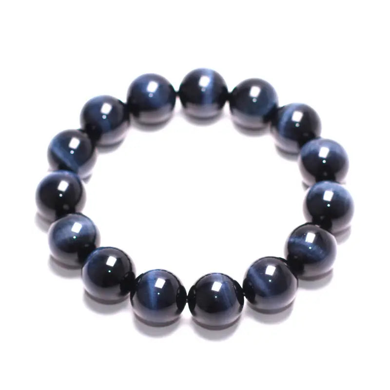 Cat-Eye Effect Tiger-Eye Stone Bead Bracelet