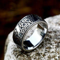 Celtic Knot Stainless Steel Ring